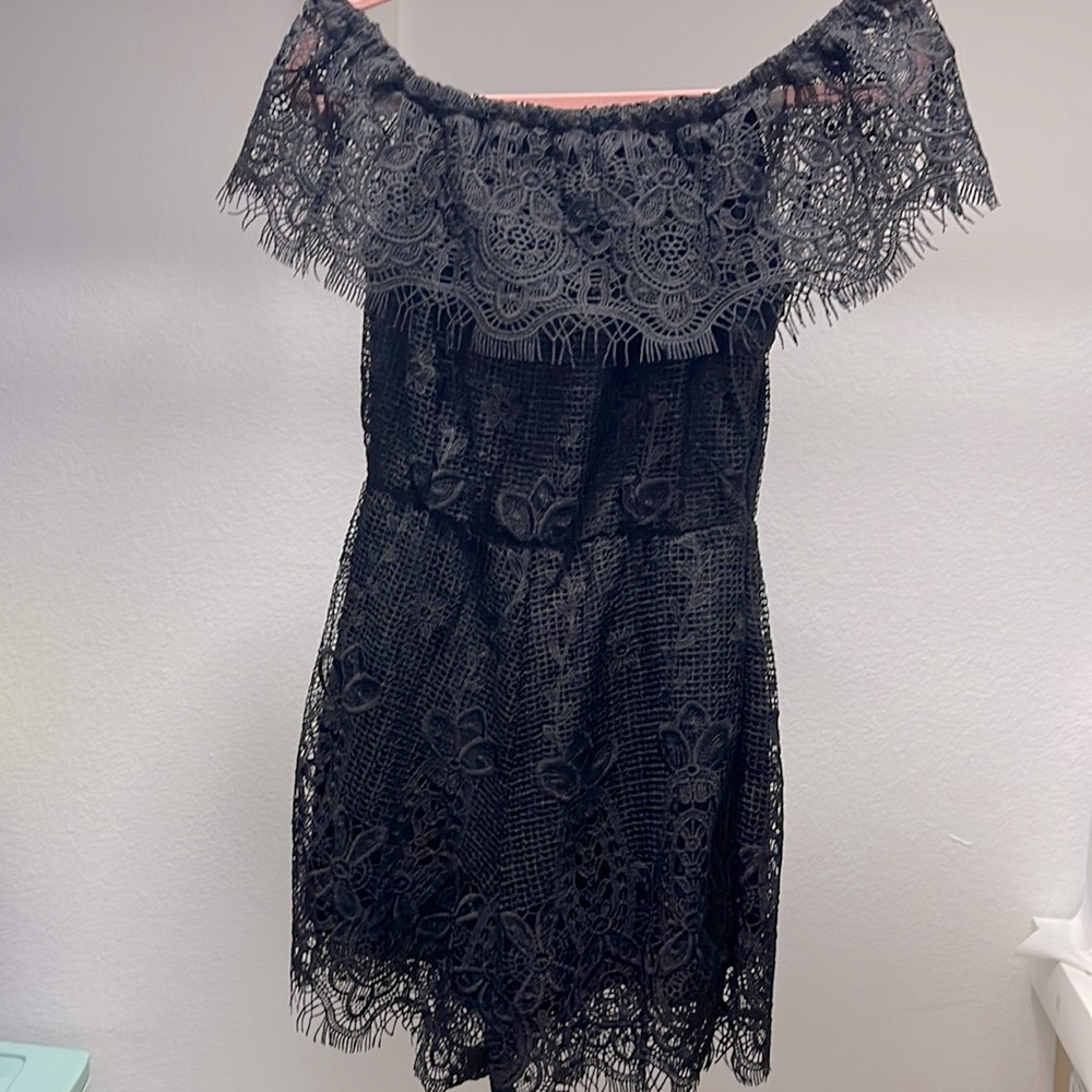Love tree black romper